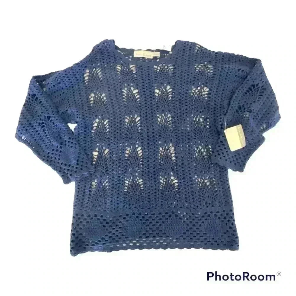 Crocheted Sweater Vintage with Original Tags Jessica Roberts Women’s Size L